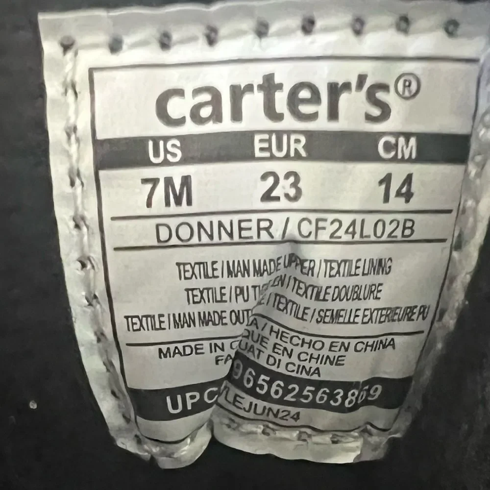 Carter's Donner Fashion Hiker Boots Boys- Size 7